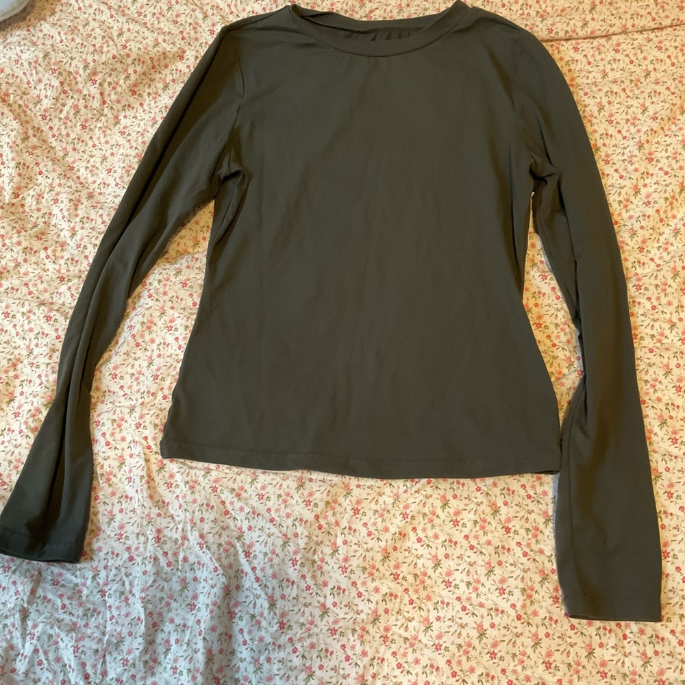 Women's Long Sleeve Top - Gray